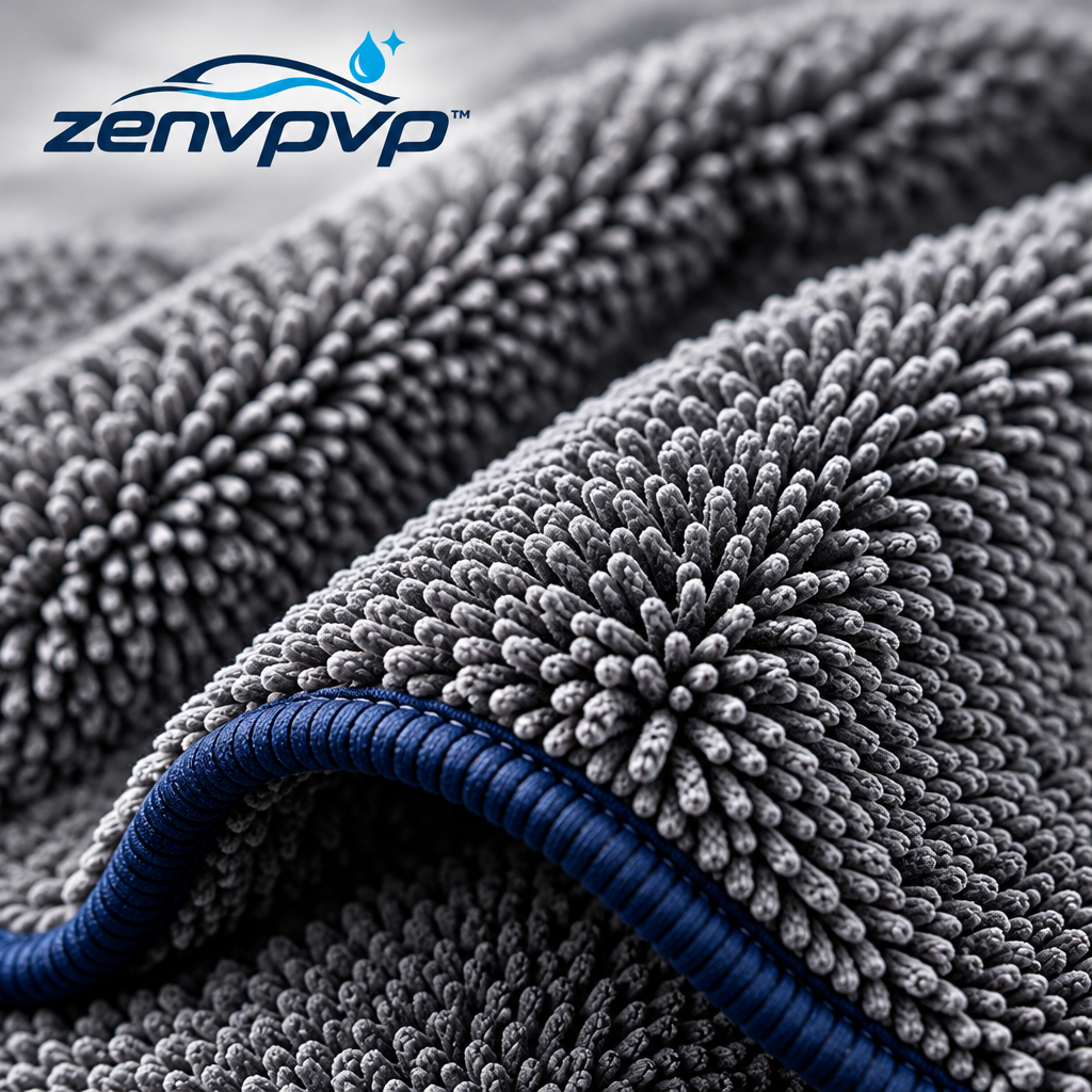 zenvpvp™ XL Twist-Loop Car Drying Towel Set — 3-Piece Vehicle Drying Kit
