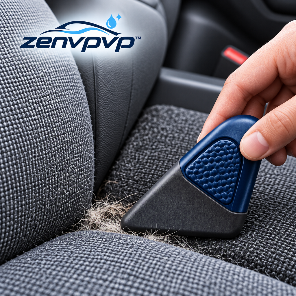 zenvpvp™ Manual Pet Hair Removal Kit — 5-Piece Car Seat & Carpet Cleaning Set
