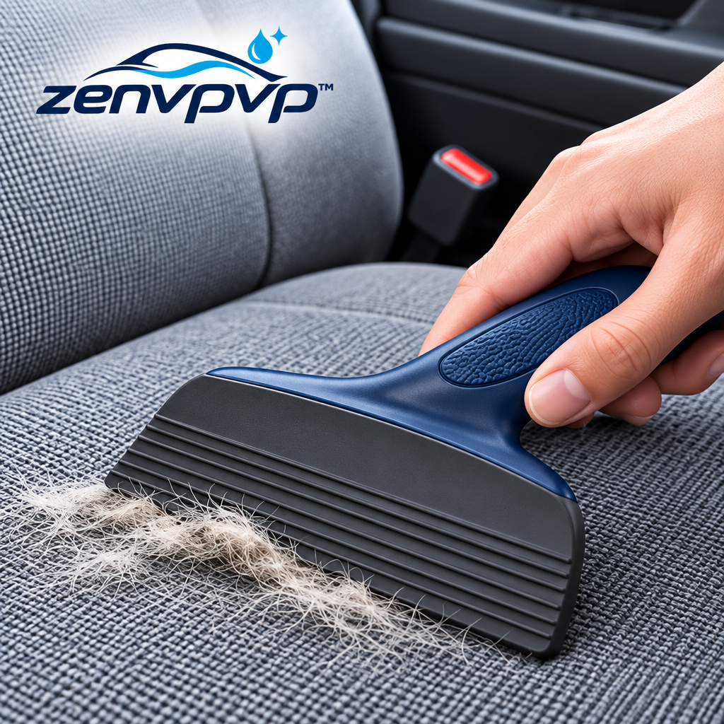 zenvpvp™ Manual Pet Hair Removal Kit — 5-Piece Car Seat & Carpet Cleaning Set