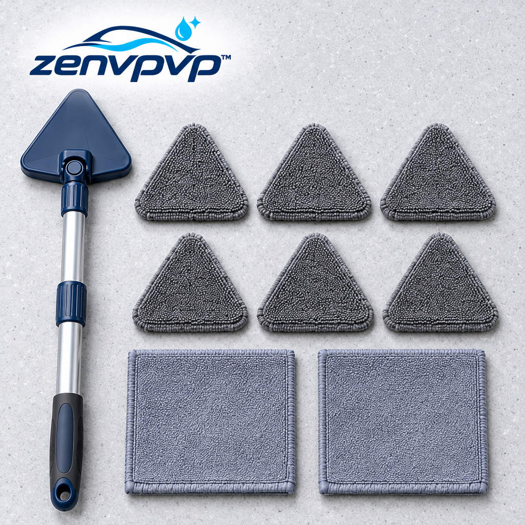 zenvpvp™ Extendable Windshield Cleaning Tool Kit — 9-Piece Interior Glass Set