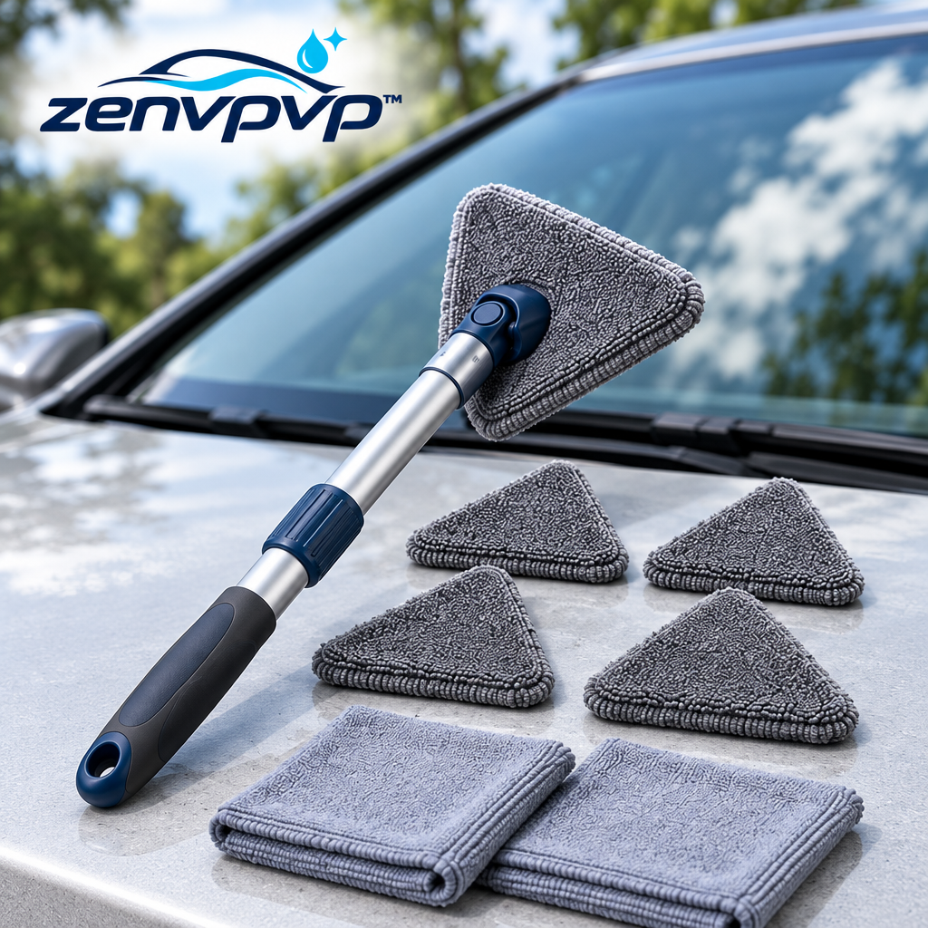 zenvpvp™ Extendable Windshield Cleaning Tool Kit — 9-Piece Interior Glass Set
