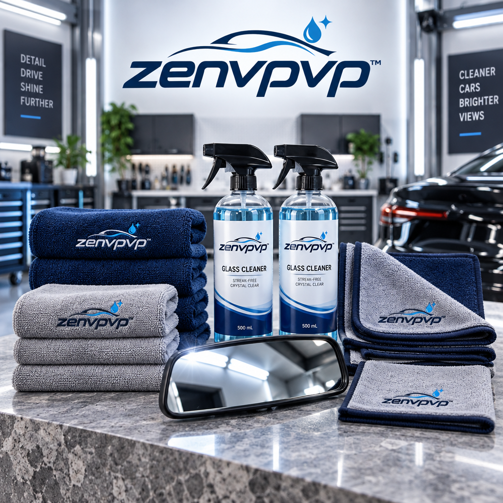 zenvpvp™ Waffle-Weave Glass Cleaning Towel Kit — 9-Piece Window & Mirror Set