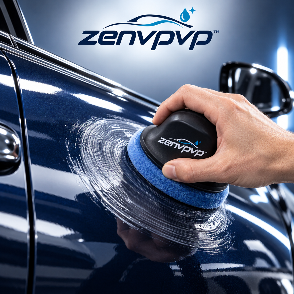 zenvpvp™ Hand Wax Applicator & Buffing Kit — 15-Piece Manual Finish Care Set