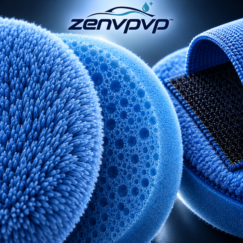 zenvpvp™ Hand Wax Applicator & Buffing Kit — 15-Piece Manual Finish Care Set