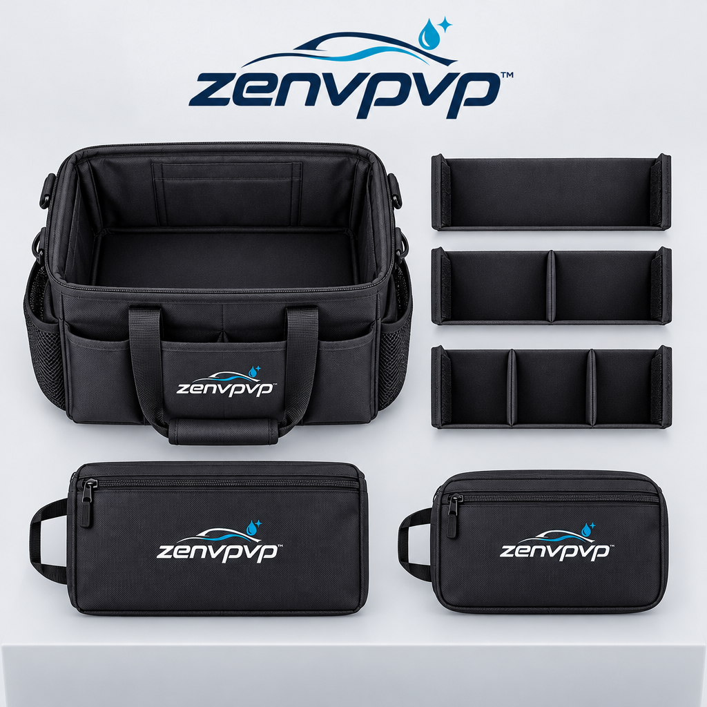 zenvpvp™ Car Detailing Tool Organizer Bag — 6-Piece Portable Storage Set
